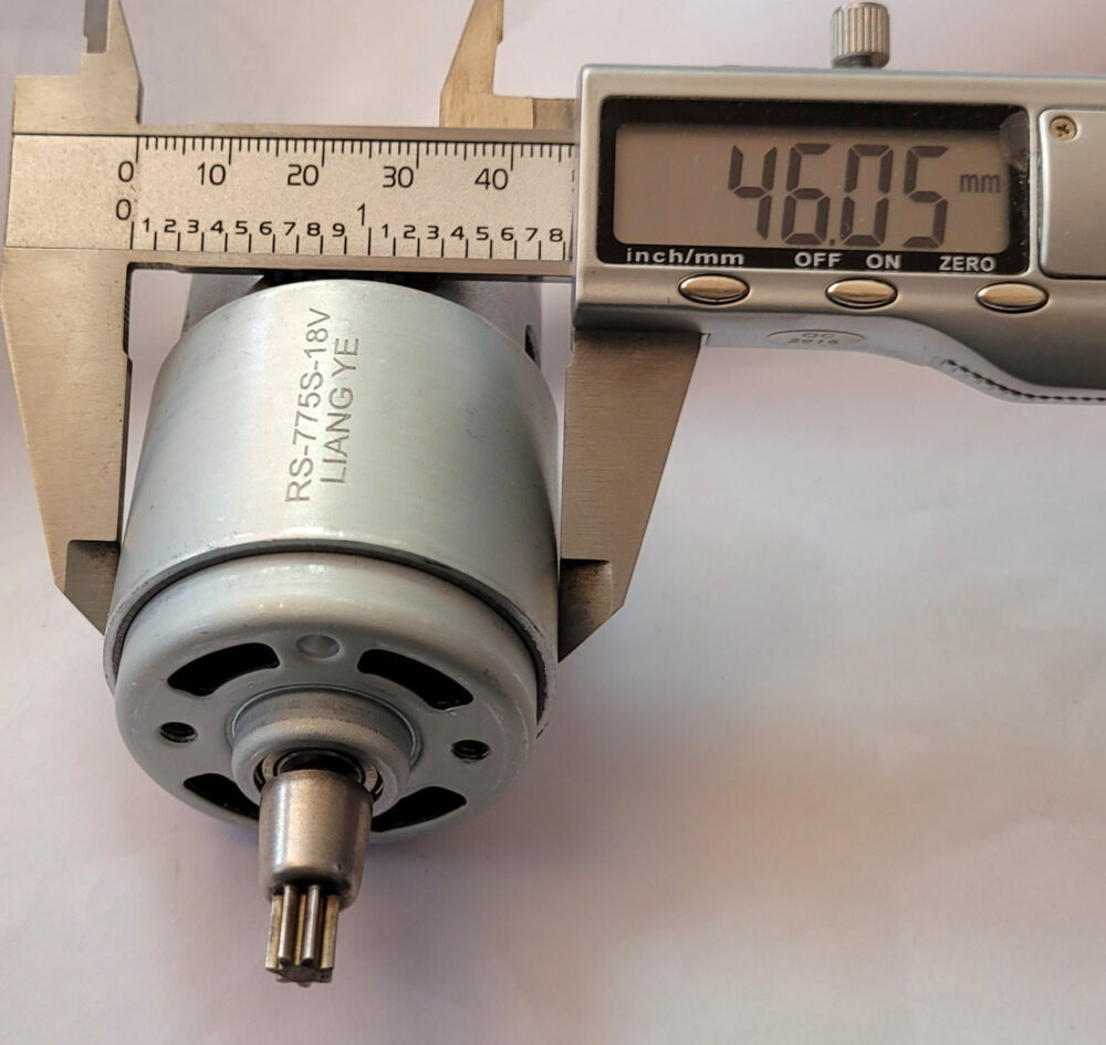 Двигун для акумуляторного гайковерта RS775S-18V