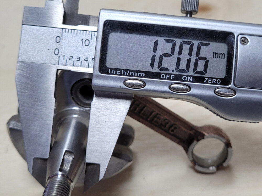 Колінчастий вал (з шатуном) бензопили Vitals 38cc/40c