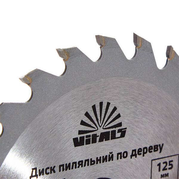 Диск пиляльний Vitals для дерева 125x22.2, ATB 24