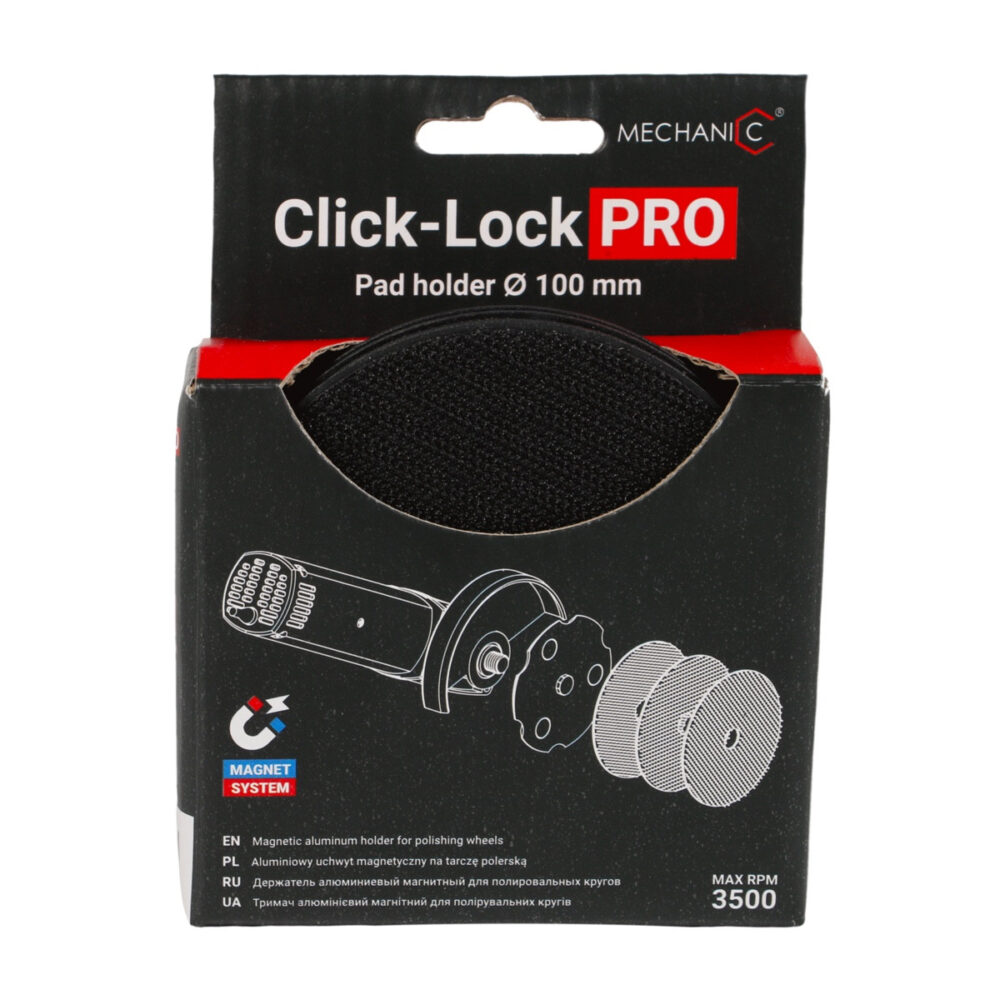 Тримач для полірувальних дисків Mechanic CLICK-LOCK PRO (3 платформи)