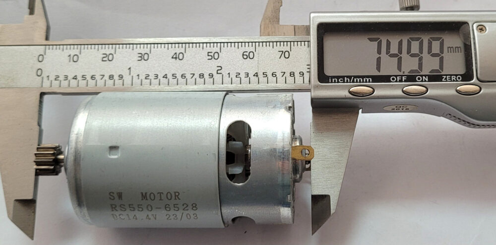 Двигун для  аккумуляторного шуруповерта RS550PH DC14.4 V