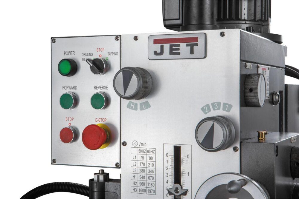Редукторний свердлильний верстат JET JGHD-32PF