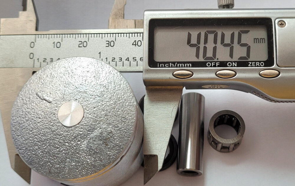 Поршень (40,5 мм) (у зборі) бензопилки 40cc Vitals