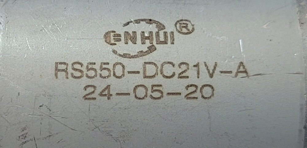 Двигун для акумуляторної техніки 21V DC21 550VC (21 В. шестерня 14 зубів)