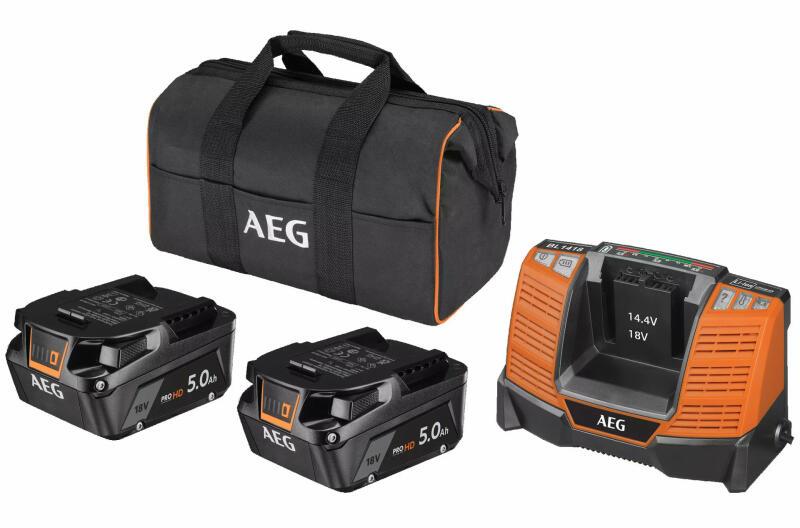 Комплект зарядний +2 акумулятори AEG SETLL1850SHD