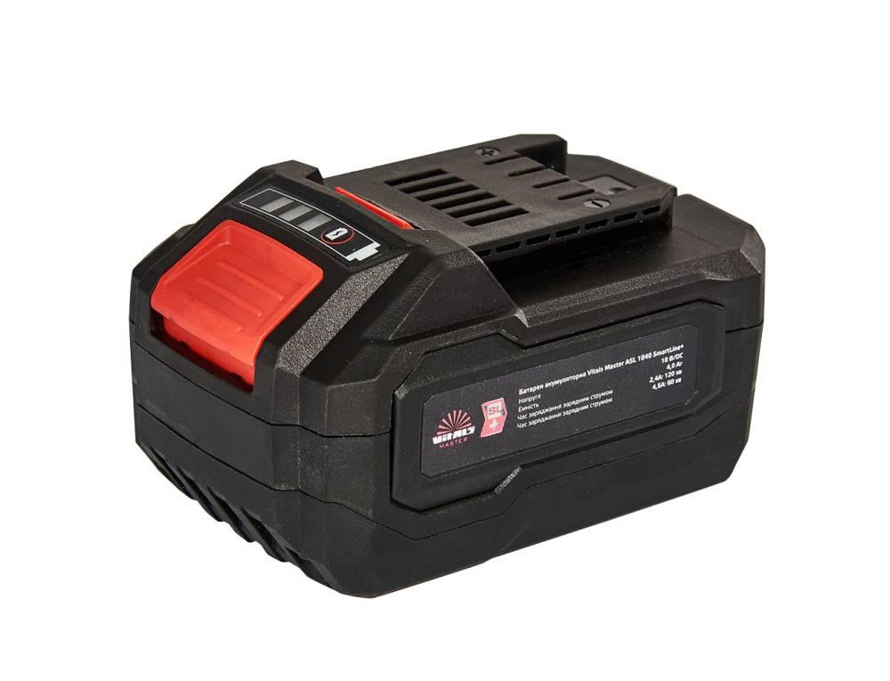 Комплект обприскувач акумуляторний Vitals Master AS 1810+ АКБ ASL 1840 + зарядний LSL 1824 SmartLine+
