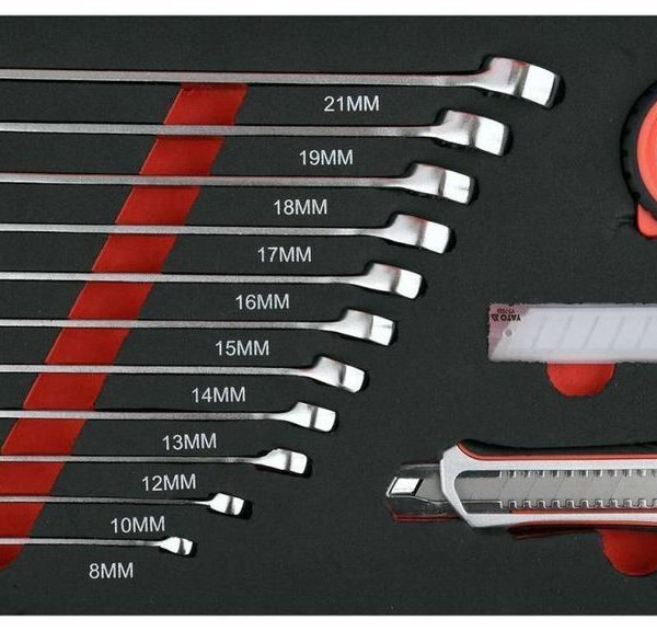Ящик-візок з інструментами на колесах YATO YT-09104 (3 секціями 78 шт.)