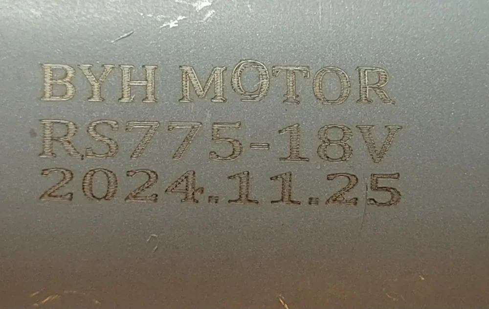 Двигун для акумуляторної техніки RS775-18V (18 В.)