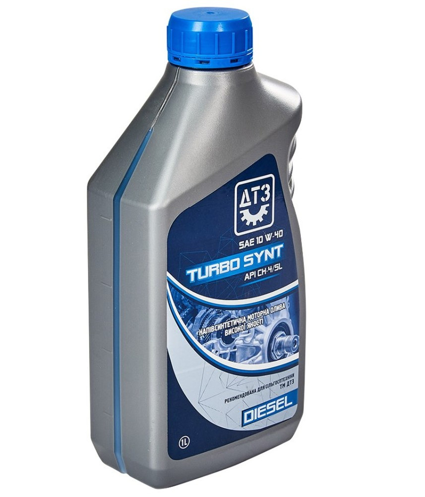 Масло для чотиритактних двигунів ДТЗ TURBO SYNT DIESEL 10W-40 API CH-4/SL (1 л.)