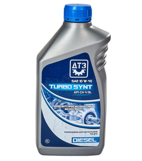 Масло для чотиритактних двигунів ДТЗ TURBO SYNT DIESEL 10W-40 API CH-4/SL (1 л.)