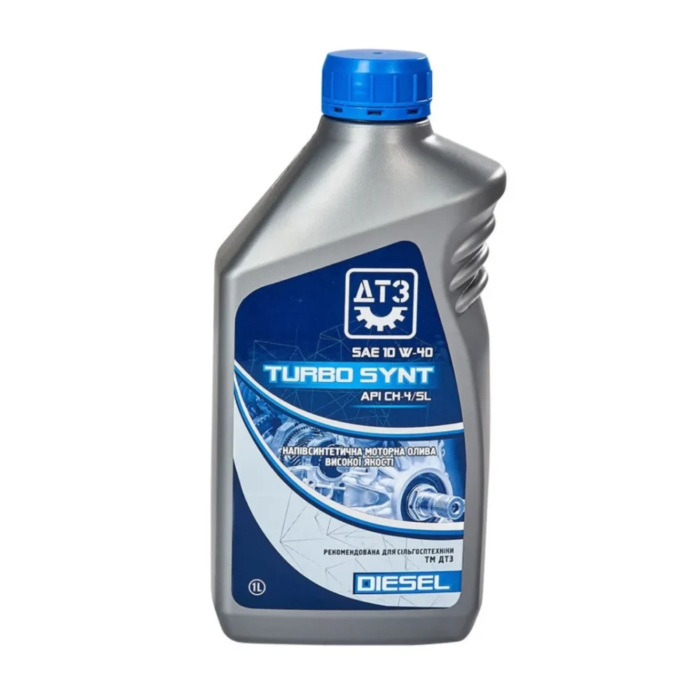 Масло для чотиритактних двигунів ДТЗ TURBO SYNT DIESEL 10W-40 API CH-4/SL (1 л.)