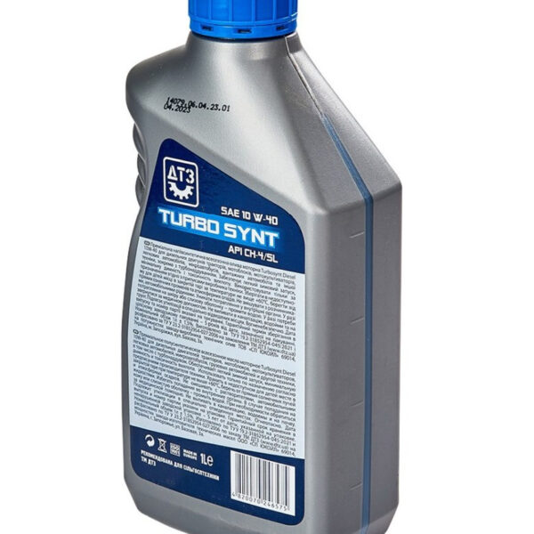 Масло для чотиритактних двигунів ДТЗ TURBO SYNT DIESEL 10W-40 API CH-4/SL (1 л.)