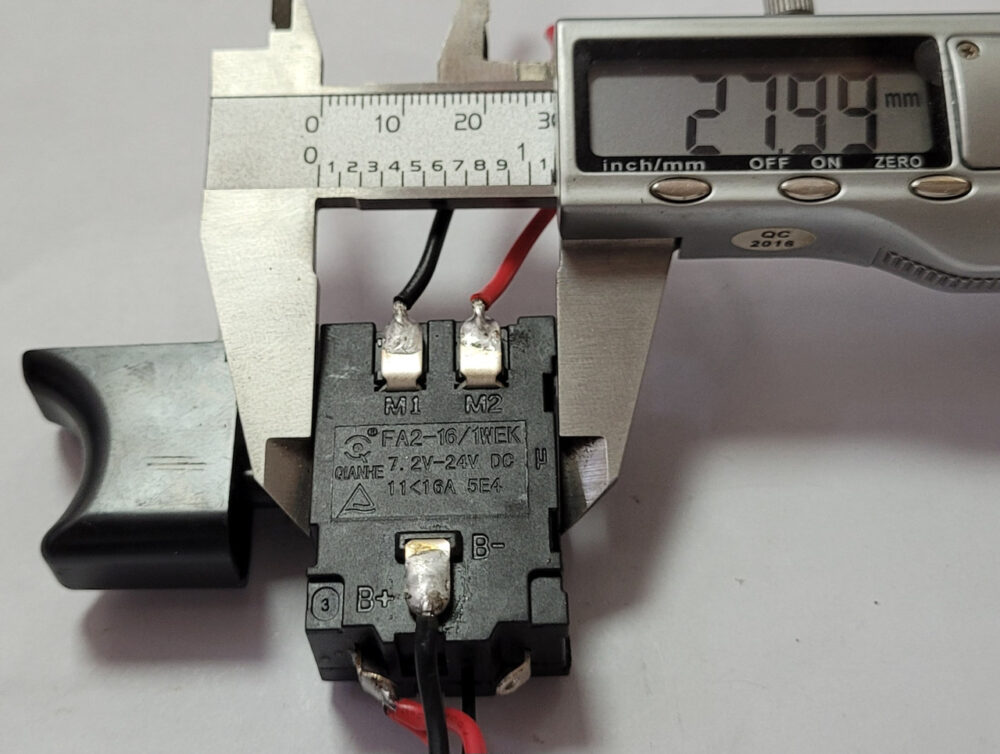 Кнопка для шурупокрута Vitals AU18/2KP/QC