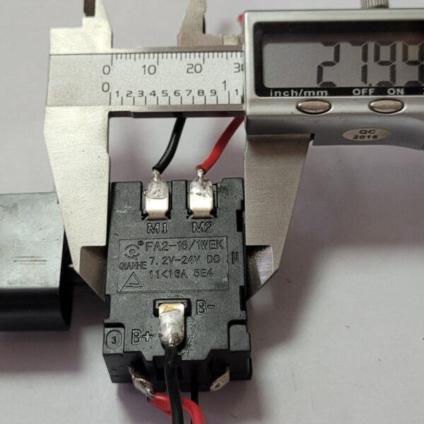 Кнопка для шурупокрута Vitals AU18/2KP/QC