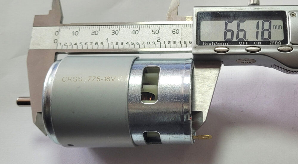 Двигун для акумуляторної техніки CRSS 775-18V