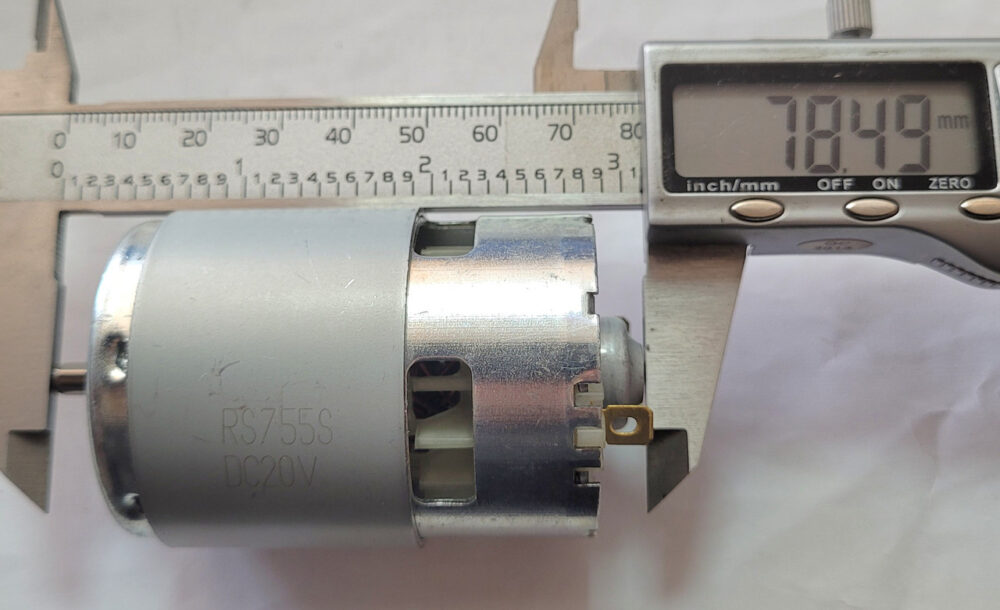 Двигун для акумуляторної техніки RS 755 (20 В.)