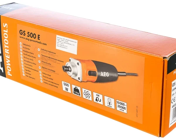 Пряма шліфувальна машина AEG GS 500 E
