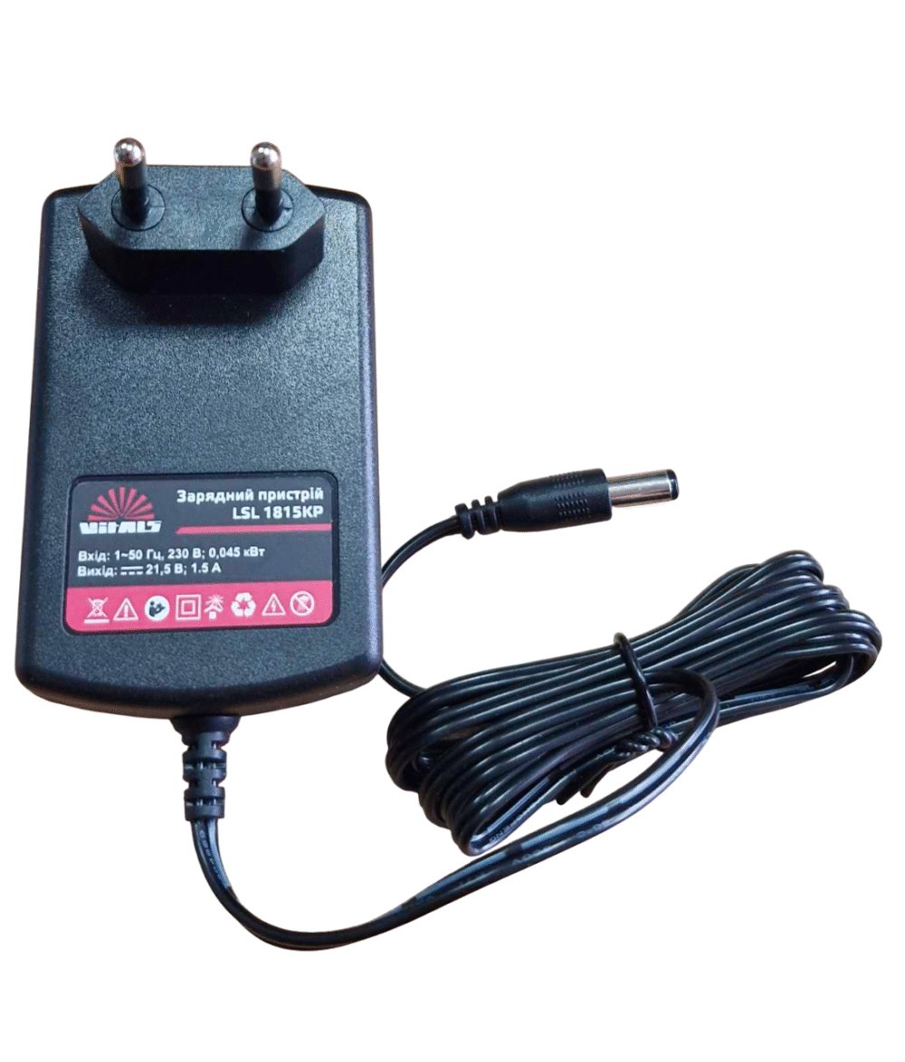 Зарядний пристрій для шурупокрута Vitals AU 18/2KP QC (18 В.)