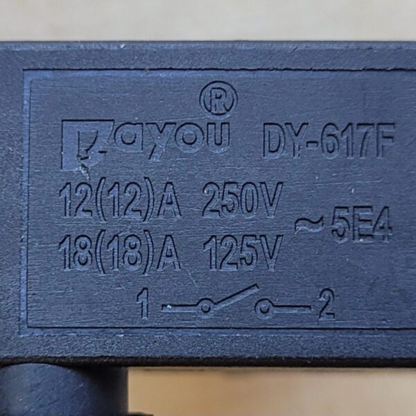 Кнопка увімкнення для акумуляторної ланцюгової мініпили DY-617F