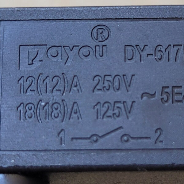 Кнопка увімкнення для акумуляторної ланцюгової мініпили DY-617F