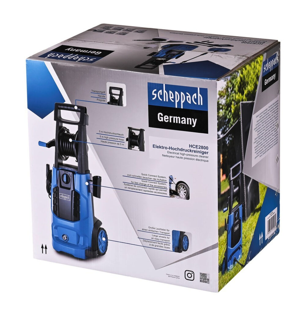 Мийка високого тиску Scheppach HCE2800