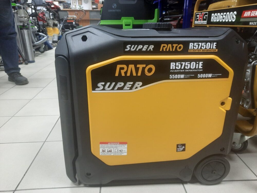 Генератор бензиновий інверторний RATO R5750iE (5.0-5.5 кВт.)