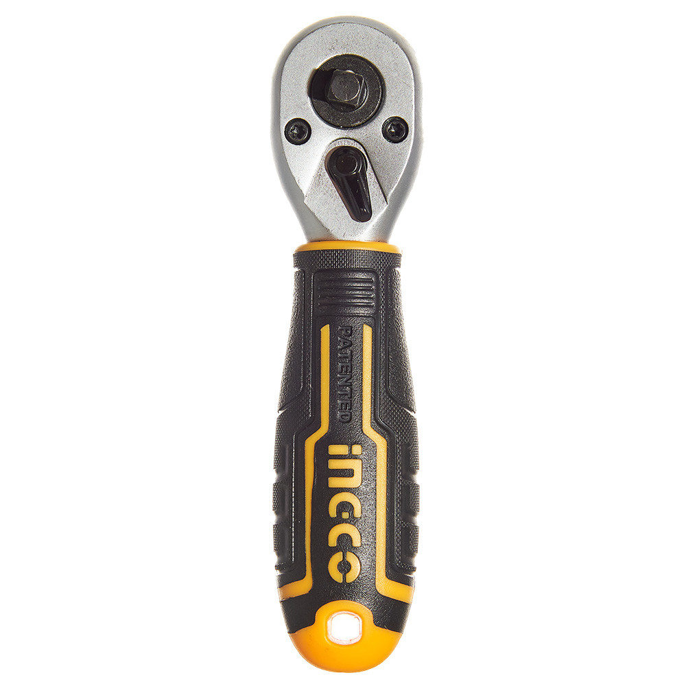 Трещотка «Profi» 72T 1/4"+3/8" INGCO INDUSTRIAL (140 мм.)