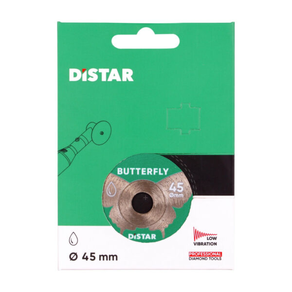 Круг алмазний Distar 1A1R 45x0,6x9,6Н Butterfly (без тримача диска)