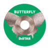 Круг алмазний Distar 1A1R 45x0,6x9,6Н Butterfly (без тримача диска)