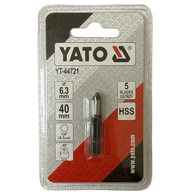 Зенкер конічний по металу YATO YT-44721 (6,3 мм.)
