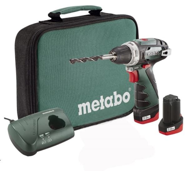 Шурупокрут акумуляторний Metabo PowerMaxx BS 12 В. (сумка)