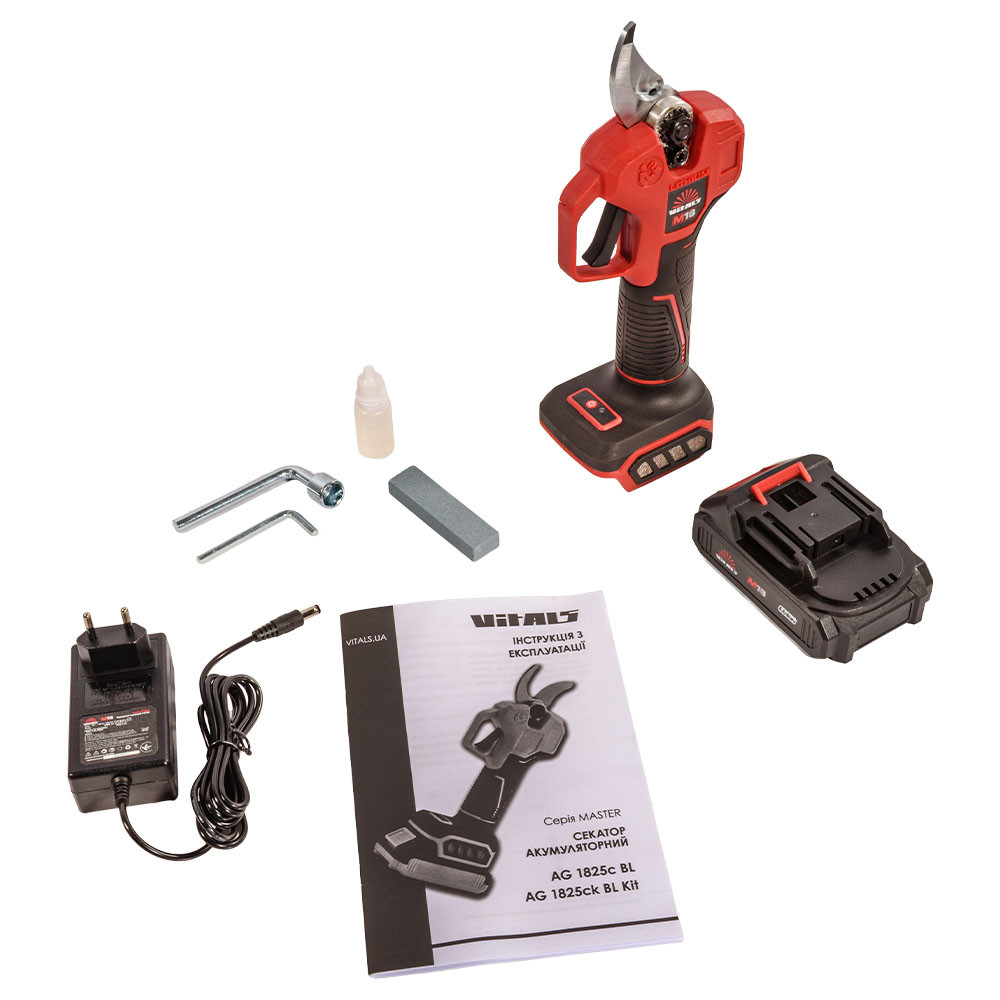 Секатор акумуляторний Vitals Master AG 1825ck BL Kit