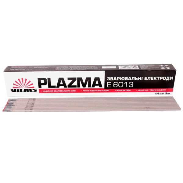 Електроди зварювальні Vitals Plazma E6013 (Ø 4 мм.х 5 кг.)