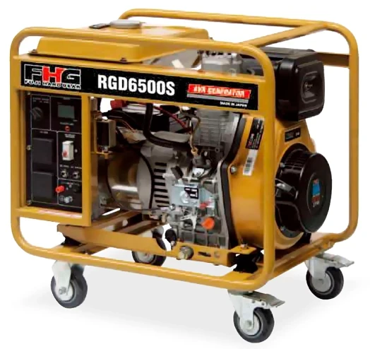 Генератор дизельный Daishin RGD6500S (4,4-4,8 кВА)