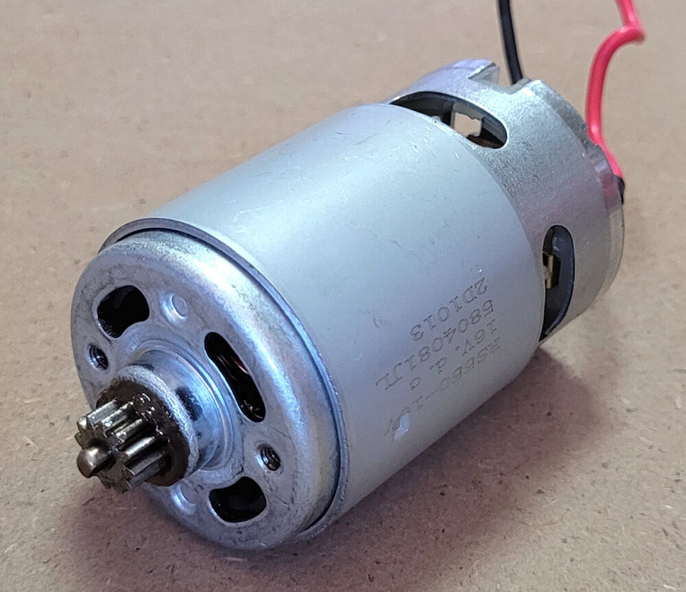 Двигун для  акумуляторного шурупокрута RS 550-16 V (16 В.)