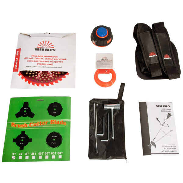 Коса акумуляторна Vitals Master AZT 36100-1n BL (каркас)