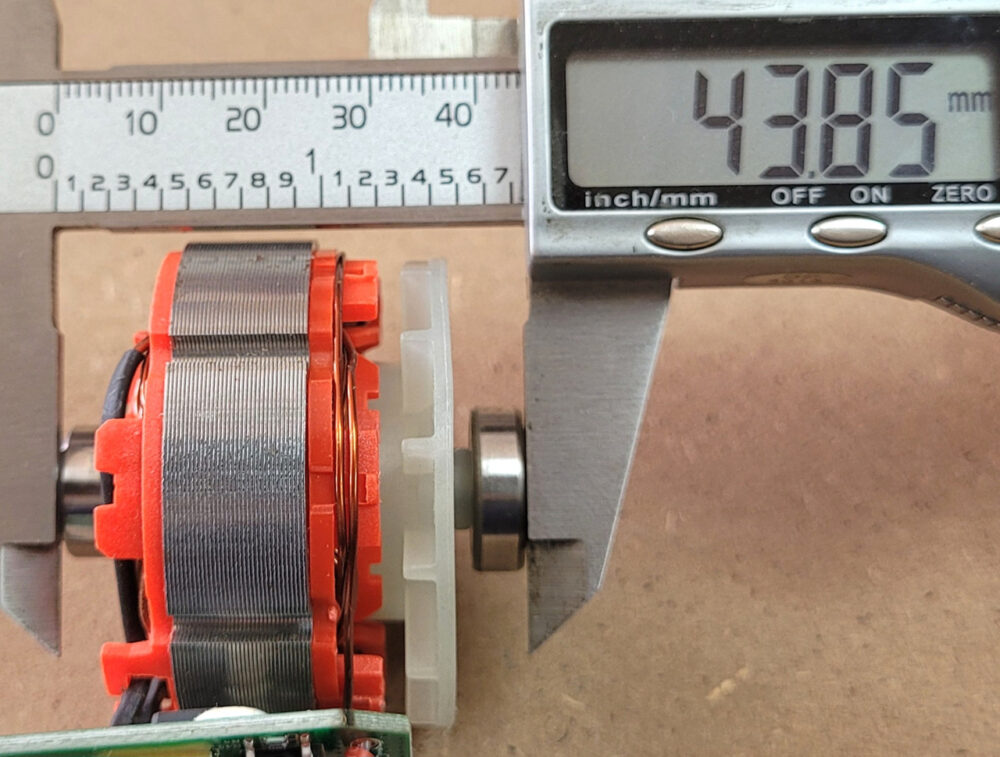 Двигун безщітковий в зборі для ак.шурупокрута Vitals Master AU 1232c BL (12 В. 14 зубів)