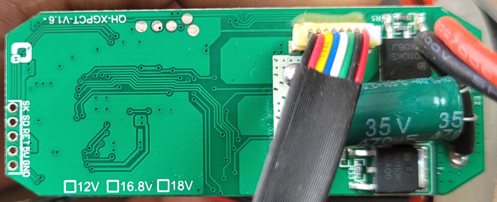 Двигун безщітковий в зборі для ак.шурупокрута Vitals Master AU 1232c BL (12 В. 14 зубів)