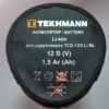 Акумулятор для шурупокрута Tekhmann TCD+12/2 Li Bl (12 В. 1,5 А./год.)