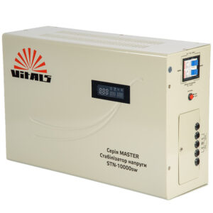 Стабілізатор напруги Vitals Master STN-10000sw 10000 ВА тиристорний настінний