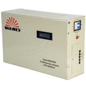 Стабілізатор напруги Vitals Master STN-5000sw 5000 ВА тиристорний настінний