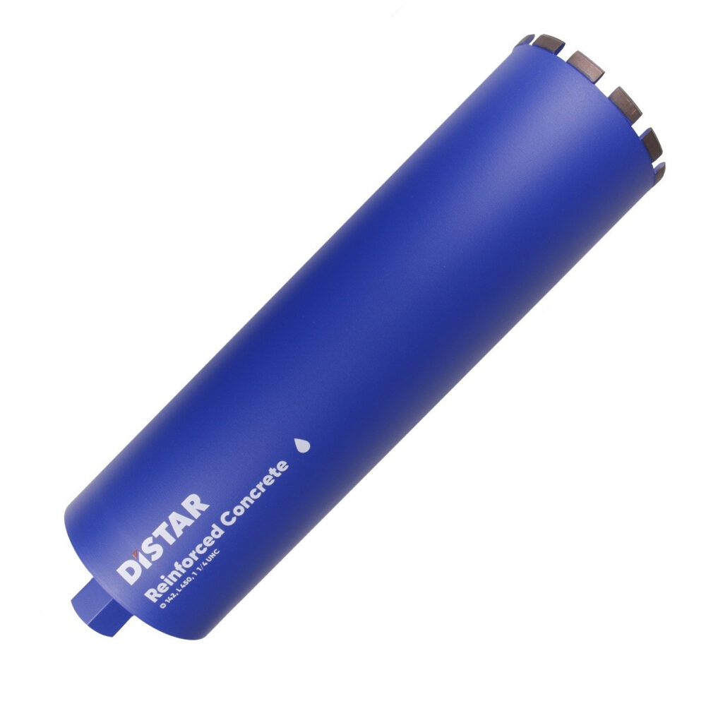 Свердло алмазне Distar DDS-W 142x450x1¼ UNC Reinforced concrete