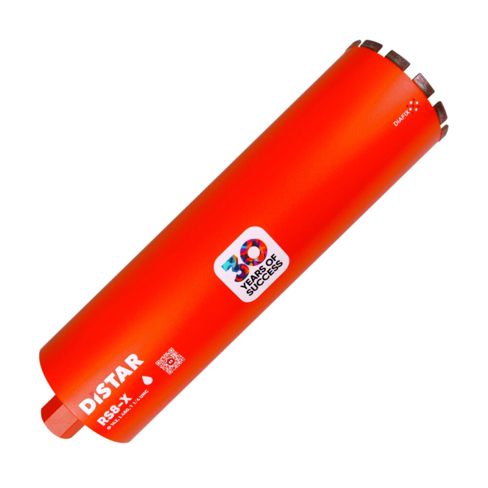 Свердло алмазне Distar DDS-W 142x450x1¼ UNC RS8-X