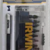 Біти IMPACT PRO 1/4"/25мм, комплект 10шт: PZ2x4 / PH2x4 / T20 +  тримач, IRWIN