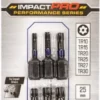 Біти IMPACT PRO 1/4"/25мм, комплект 6шт.: TR10, TR15, TR20, TR25, TR27, TR30, IRWIN
