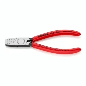 Інструмент для обтиску контактних гільз 0,25-2,5мм.кв., 145мм KNIPEX 97 61 145 F, фосфатований