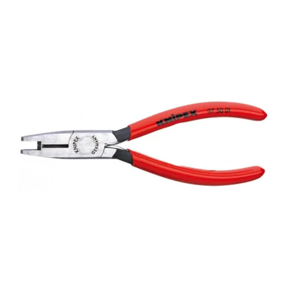 Інструмент для опресовування для штекеров Scotchlok з ріжучими крайками KNIPEX 97 50 01, фосфатований