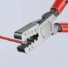 Інструмент для обтиску контактних гільз 0,25-2,5мм.кв., 145мм KNIPEX 97 61 145 А, фосфатований