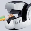 Інструмент для обтиску контактних гільз 0,5-6,0мм.кв., 180мм KNIPEX 97 81 180, фосфатований