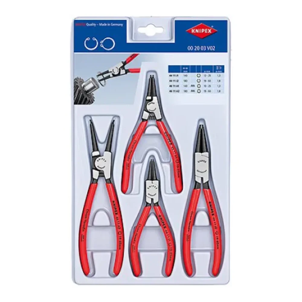 Комплект щипців для стопорних кілець KNIPEX 00 20 03 V02